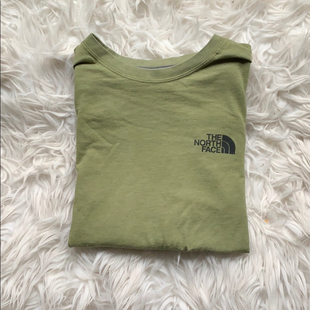 men’s XL green Northface T-shirt
